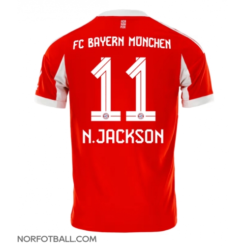 Billige Fotballdrakt Bayern Munich Nicolas Jackson #11 Replika Hjemmedrakt 2025-26 Kortermet Billige Fotballdrakt Bayern Munich Nicolas Jackson #11 Replika Hjemmedrakt 2025-26 Kortermet